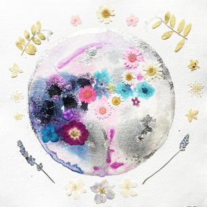 Press Flower Moon Prints